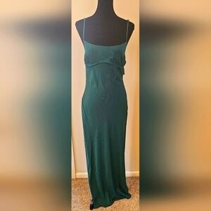 Thirty Thirty LA Emerald Green Slip Dress – Size L – New With Tags